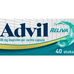 Advil Reliva Liquid-Caps 200 mg Ibuprofen voor Pijn en Koorts 40 stuks