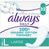 Always Dailies Bio Cotton Large
