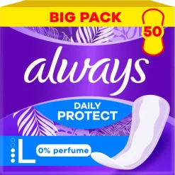 Always Dailies Protect Long 0 Parfum Big Pack