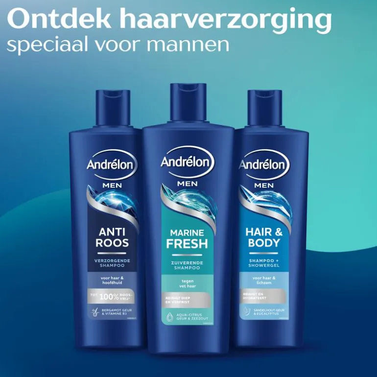 Andrélon Men Marine Fresh shampoo 400 ML