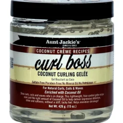 Aunt Jackie's Curls and Coils Coconut Curl Boss Curling Gel 426 GR