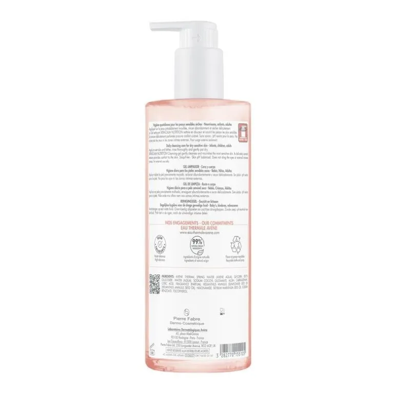 Avène Xeracalm Nutrition Reinigingsgel 500 ML