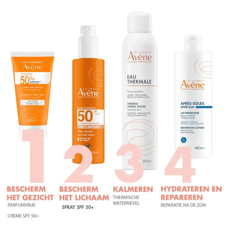 Avène Zonnebrand Crème Parfumvrij SPF 50+ 50 ML