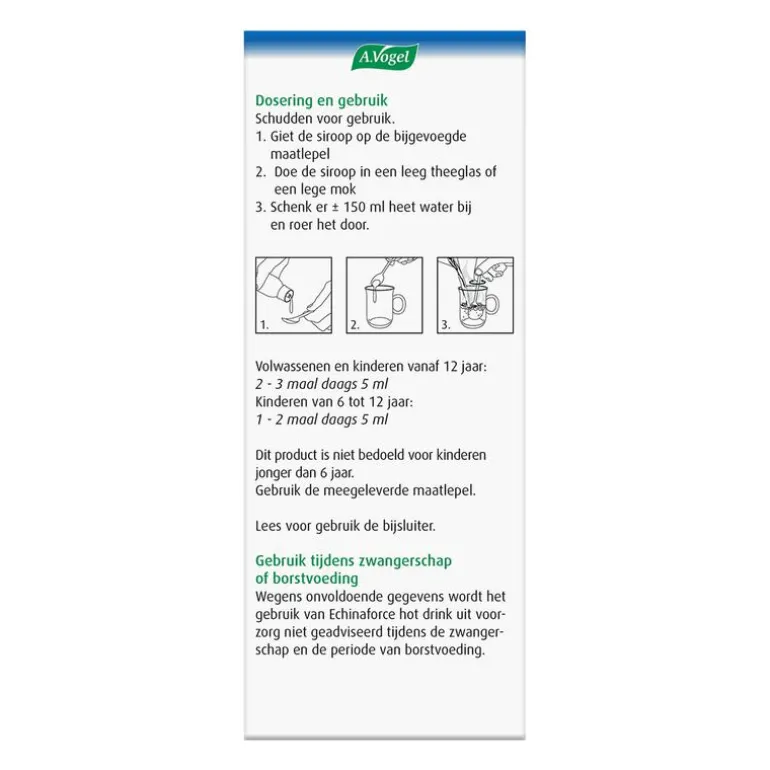 A.Vogel Echinaforce Hot Drink bij Griep en Verkoudheid Drank 100 ML