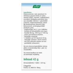 A.Vogel Echinaforce Junior met Vitamine C Weerstand1* Kauwtabletten 80 stuks