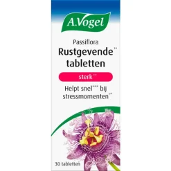 A.Vogel Passiflora Rustgevende Tabletten Bij Stressmomenten 30 stuks