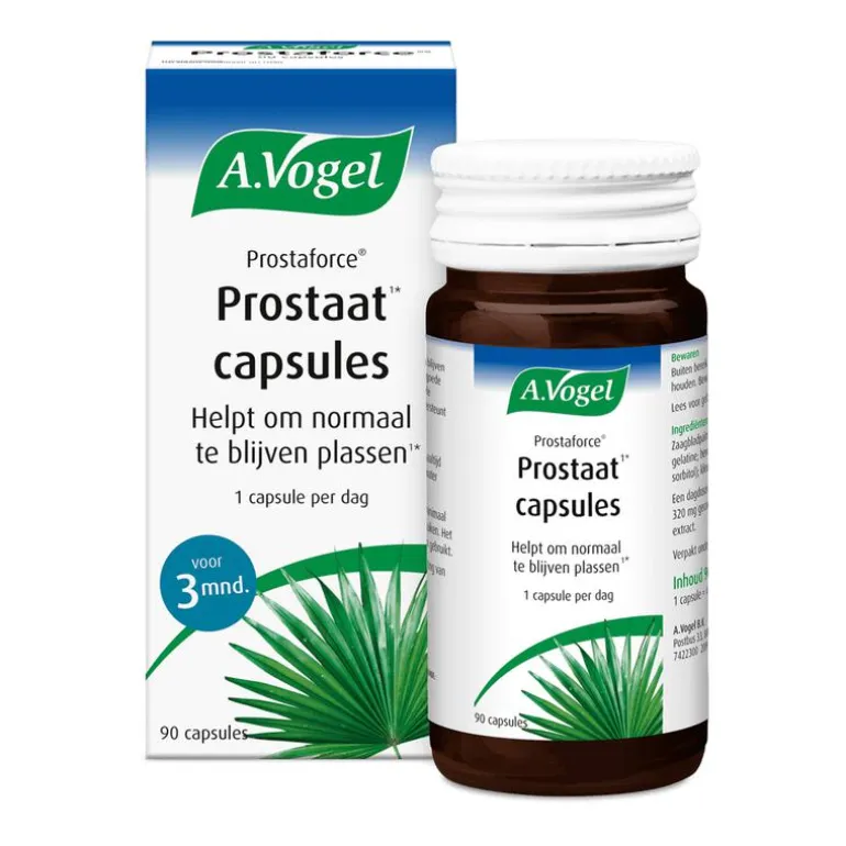 A.Vogel Prostaforce Helpt om Normaal te Blijven Plassen1* Capsules 90 stuks