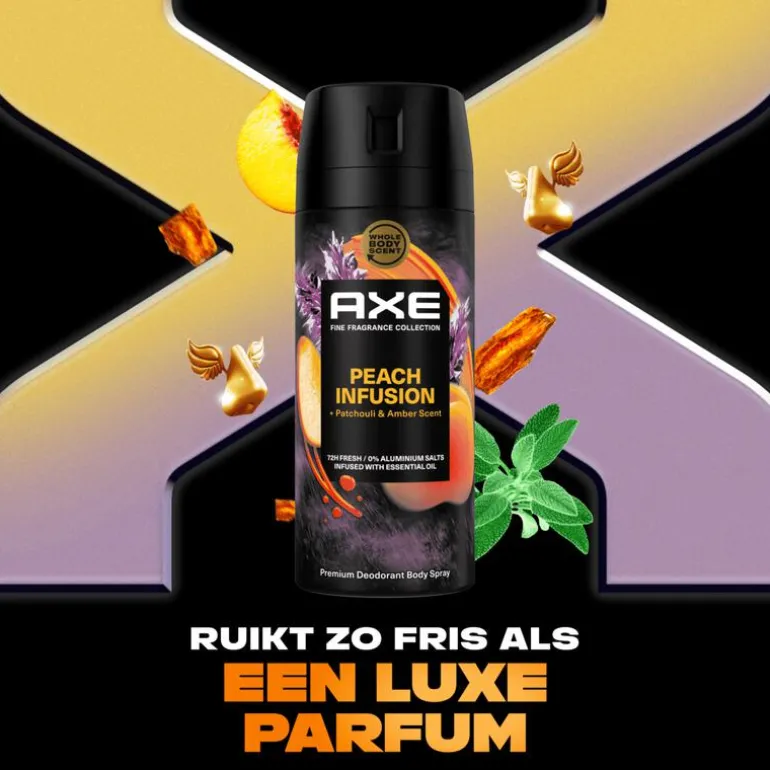 AXE Fine Fragrance Peach Infusion Deodorant Bodyspray 150 ML