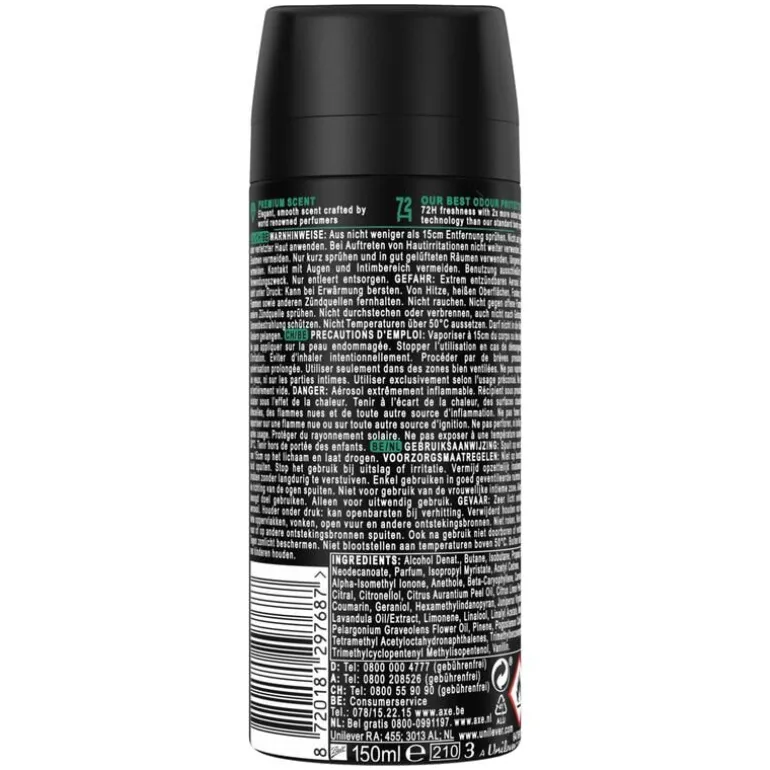 AXEFine Fragrance Green Geranium Deodorant Bodyspray 150 ML