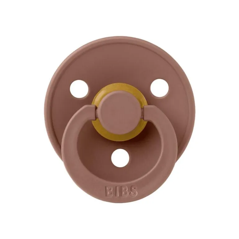 BIBS Anatomische Fopspeen Two Pack Natuurlijk Rubber Woodchuck/Blush Maat 2
