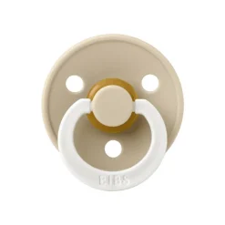 BIBS Anatomische Glow in the Dark Fopspeen 2 Pack Natuurlijk Rubber Sage/Rubber Maat 2