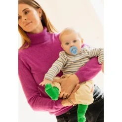 BIBS Colour Fopspeen Latex 2 pack - Mushroom/Breeze - Maat 2