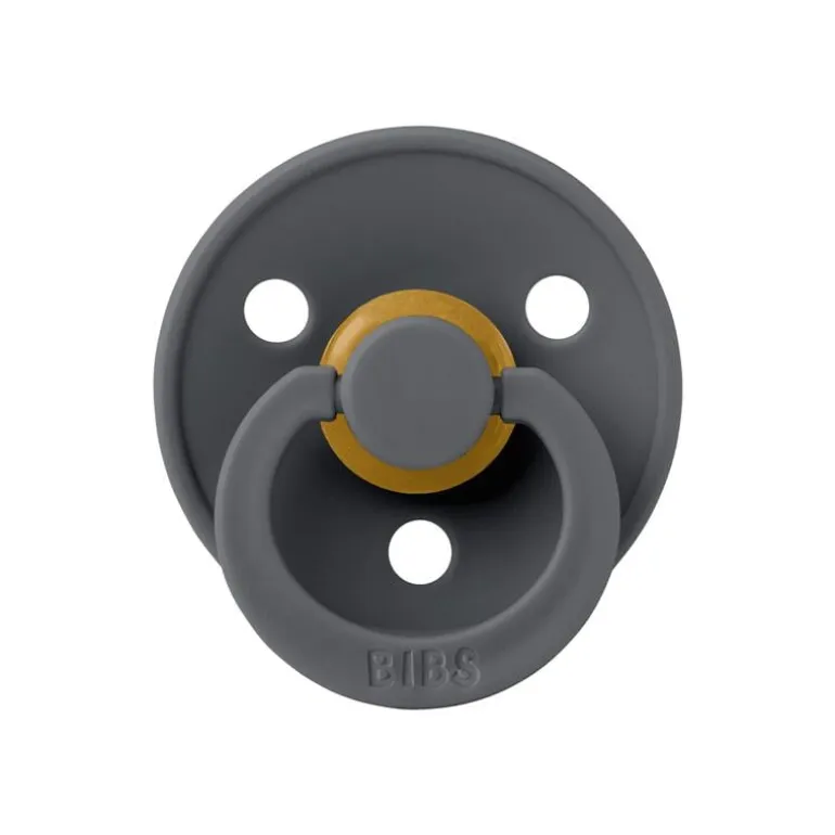 BIBS Fopspeen Two Pack Natuurlijk Rubber Iron/Baby Blue Maat 2