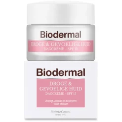 Biodermal Droge & Gevoelige Huid Dagcrème SPF 15 50 ML