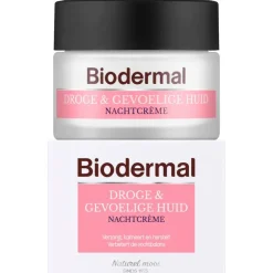 Biodermal Droge & Gevoelige Huid Nachtcrème 50 ML
