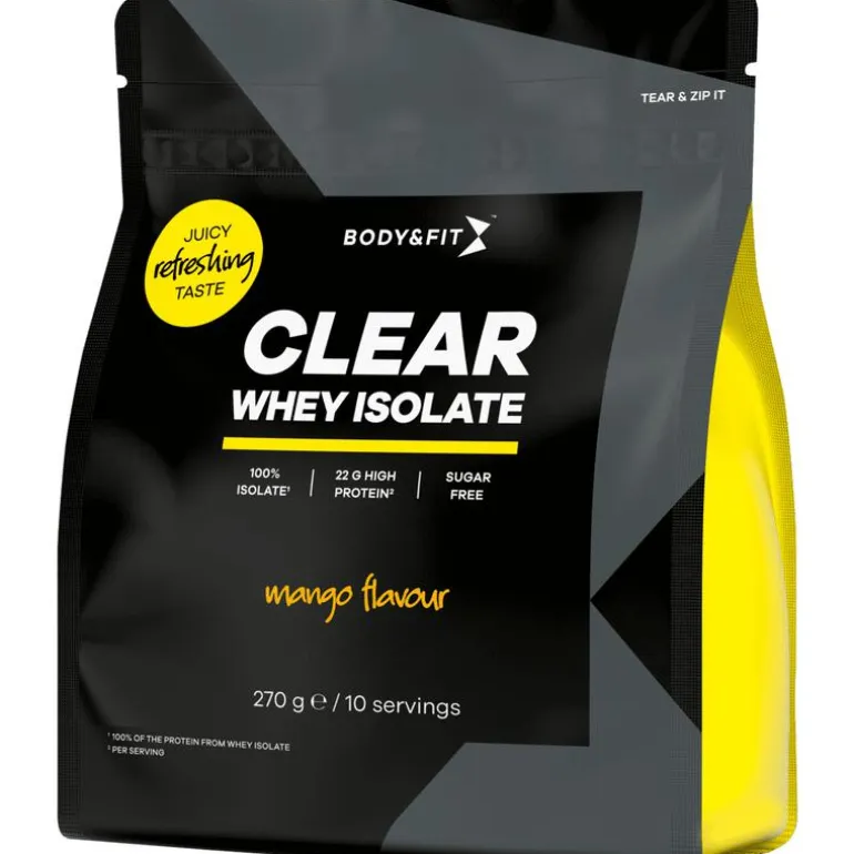 Body & Fit Clear Whey Isolate Poeder Mango 270 GR