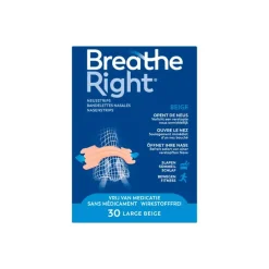 Breathe Right Neusstrips Large 30 stuks