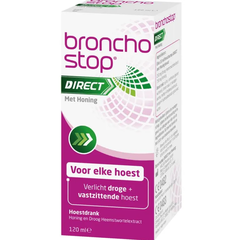 Bronchostop Direct Hoestdrank met Honing 120 ML