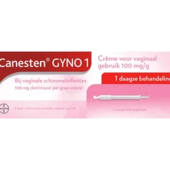 Canesten GYNO 1 daagse Crème bij vaginale schimmel 1 stuks