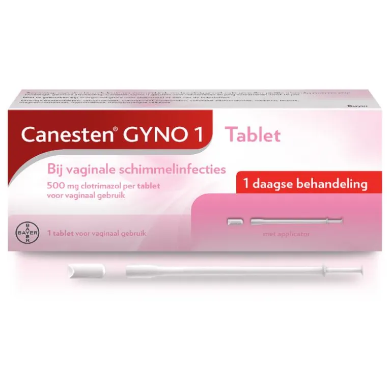 Canesten Gyno 1 Tablet bij vaginale schimmelinfectie 1 stuks