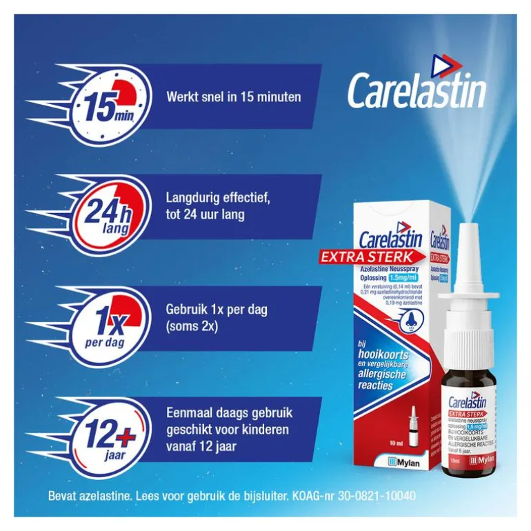 Carelastin Extra Sterk Neusspray 10 ML