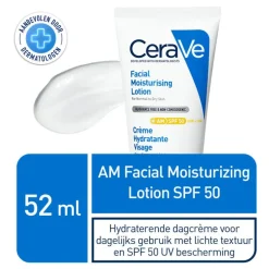 CeraVe Hydraterende Gezichtscrème SPF50 52 ML