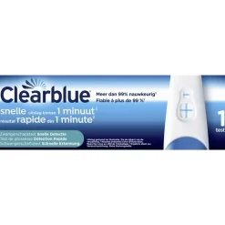 Clearblue Snelle Detectie Zwangerschapstest 1 Stuk