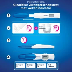 Clearblue Zwangerschapstest Met Wekenindicator 1 Stuk