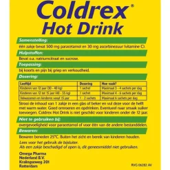Coldrex Hot Drink bij Griep en Verkoudheid 10 Sachets