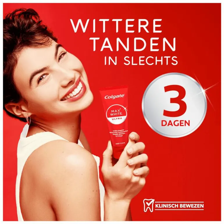 Colgate Max White Ultra Deep Clean Tandpasta 75 ML