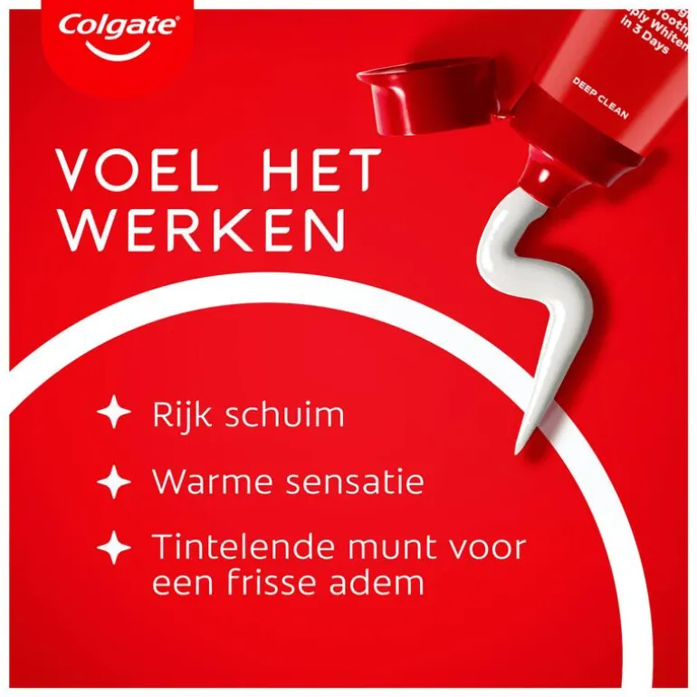 Colgate Max White Ultra Deep Clean Tandpasta 75 ML