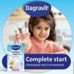 Dagravit Complete Start Kids Multivitamine Aardbei 30 stuks