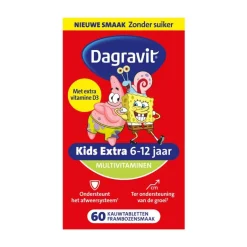 Dagravit Kids Multivitaminen Xtra 6-12 jaar 60 stuks