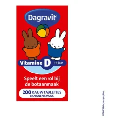 Dagravit Kids Vitamine D 200 kauwtabletten