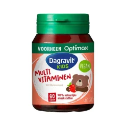 Dagravit Natural Kids Multi Aardbei 60 Dragees