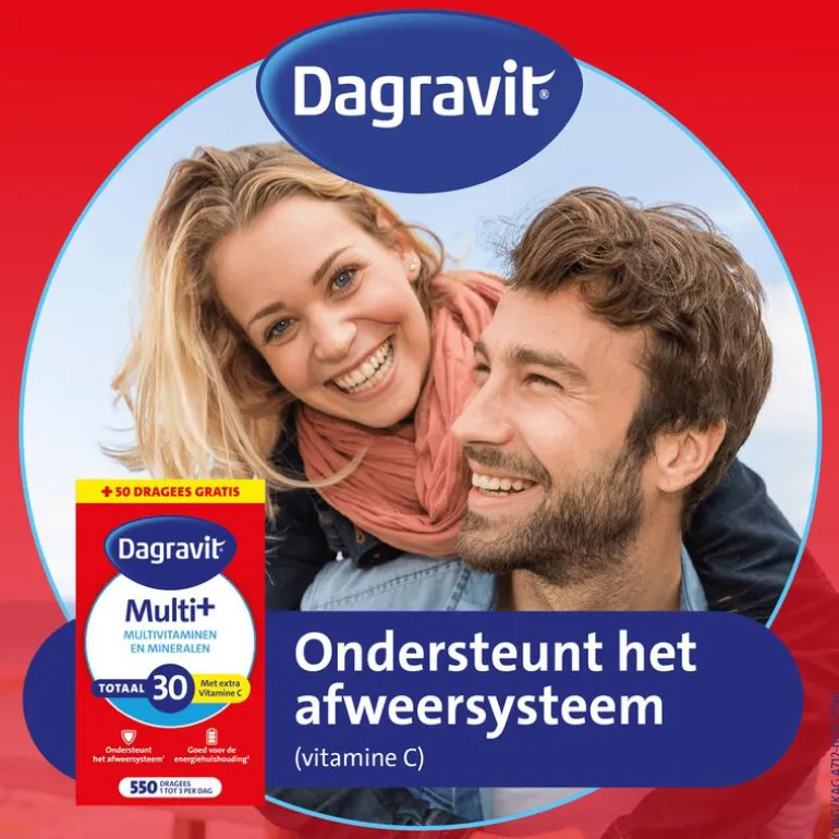 Dagravit Totaal 30 Voordeelpak 550 dragees