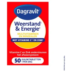 Dagravit Totaal 30 Weerstand & Energie 50 kauwtabletten