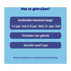 Dampo Kids Kindersiroop Alle Hoest + Vrije Luchtwegen Suikervrij 120 ML