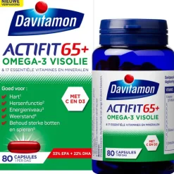 Davitamon Actifit 65+ Omega 3 Visolie Capsules