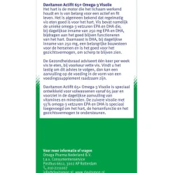 Davitamon Actifit 65+ Omega 3 Visolie Capsules