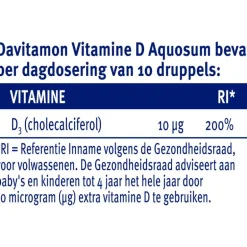 Davitamon Aquosum Vitamine D Druppels