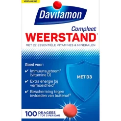 Davitamon Compleet Weerstand Met Vitamine C & D 100 Stuks