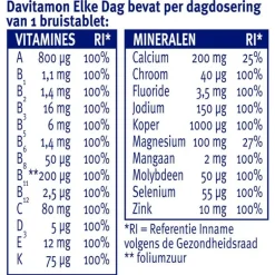 Davitamon Elke Dag Bruistabletten Granaatappelsmaak