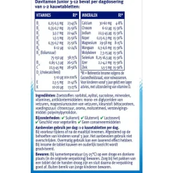 Davitamon Junior 3+ Kauwvitamines Multifruit