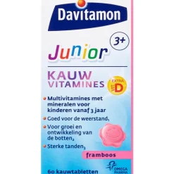 Davitamon Junior 3+ Kauwvitamines Framboos