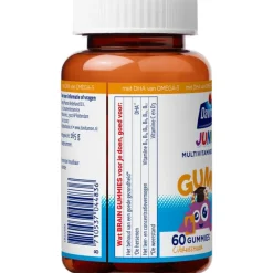 Davitamon Junior Brain Gummies met Omega 3 Multivitamine kinderen 60 stuks