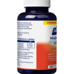 Davitamon Magnesium Citraat Tabletten 120 stuks
