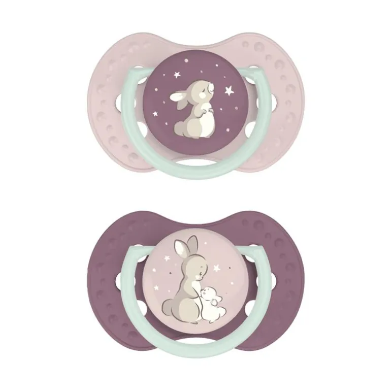 Difrax Dynamic Fopspeen 6-18M Night&Day Girl