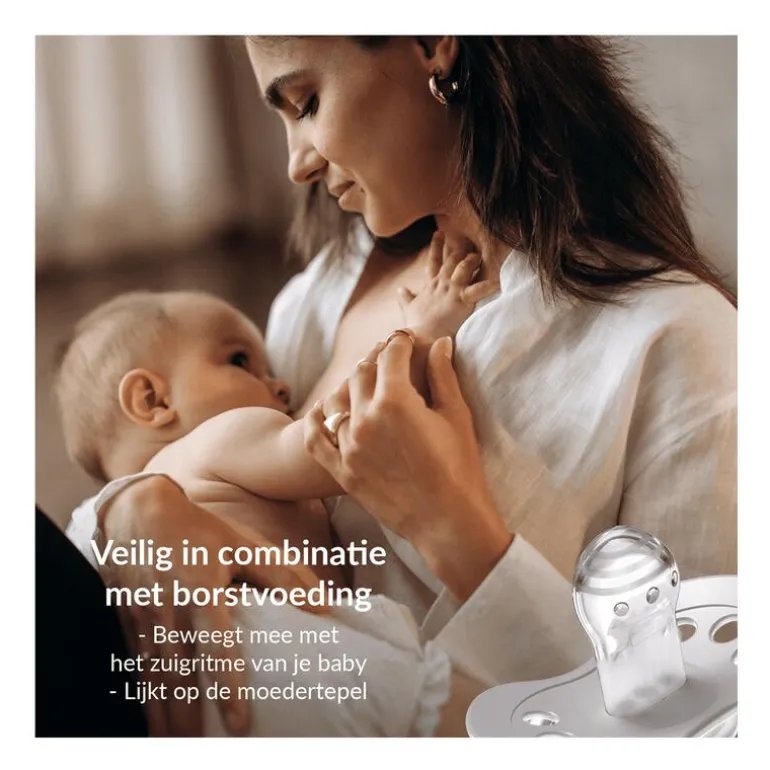 Difrax Dynamic Fopspeen 6-18M Night&Day unisex