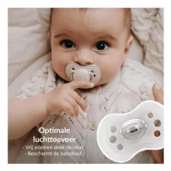 Difrax Dynamic Fopspeen 6-18M Night&Day Boy